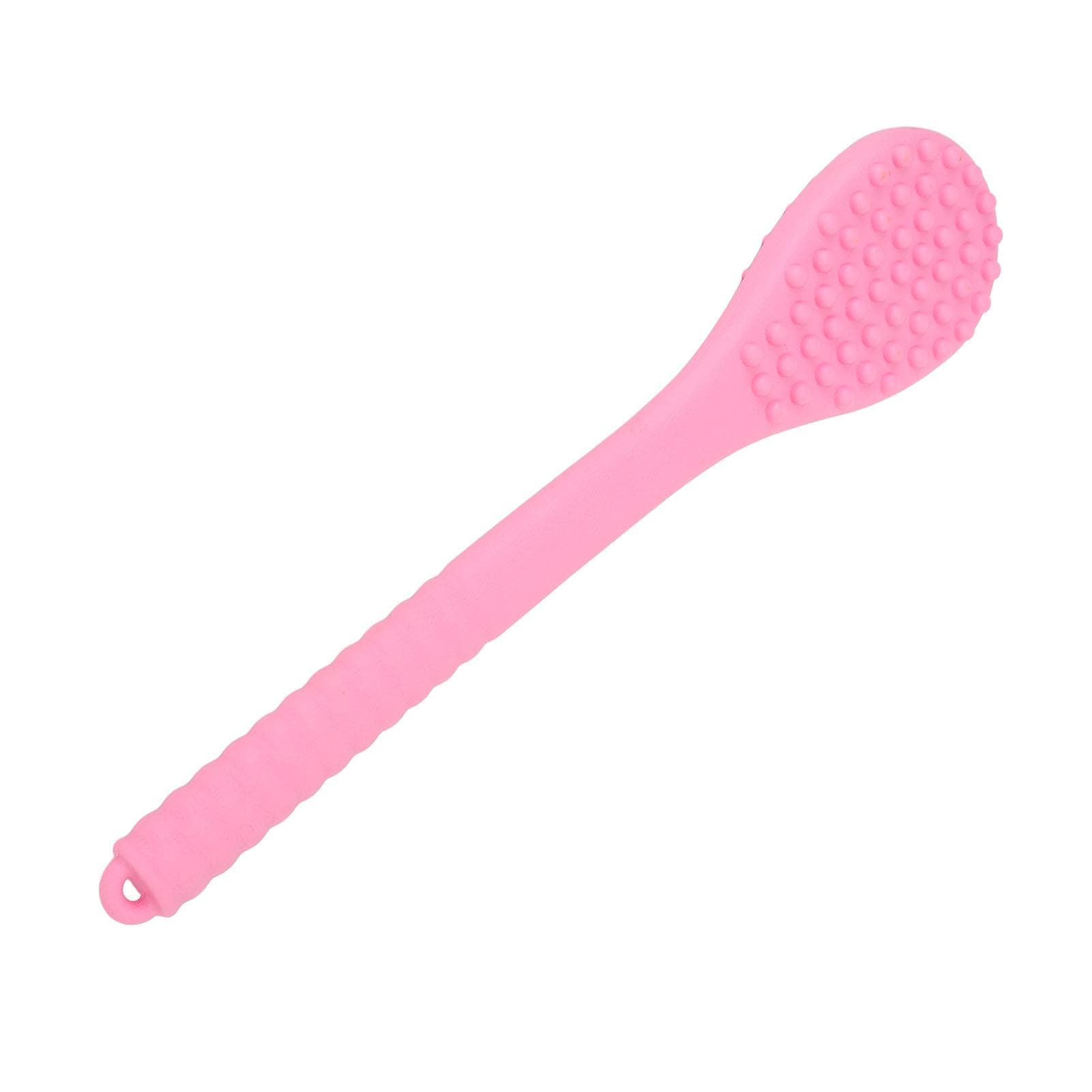 Manual Massage Hammer Long Handheld 2 Sided Back Knocker Meridian Dredging for Relaxation Pink pink