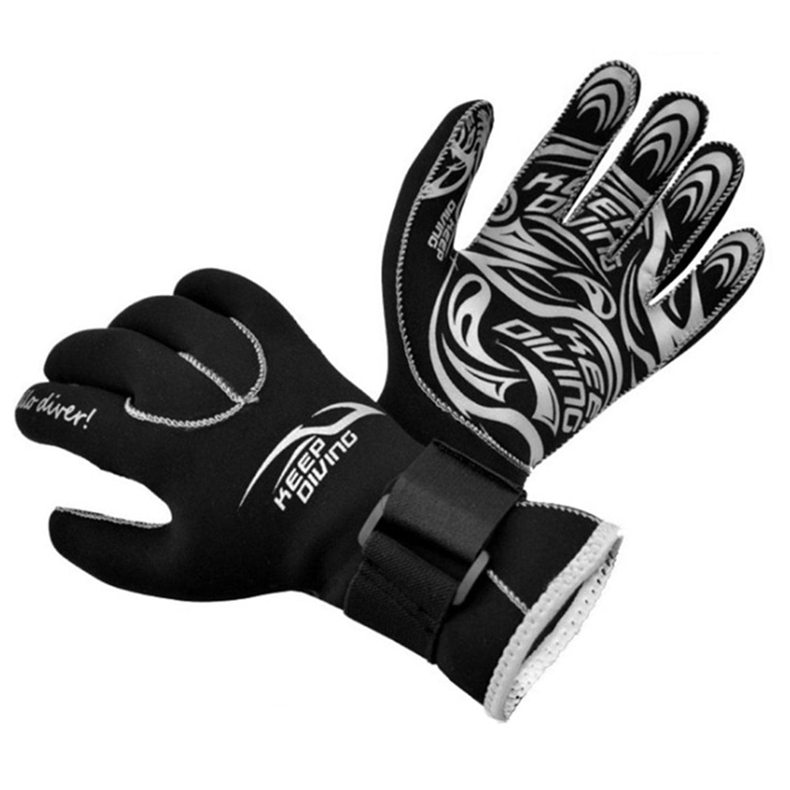 Diving Gloves Women Men 3MM Neoprene Snorkeling Gloves for Snorkeling Swimming Surfing Kayaking M