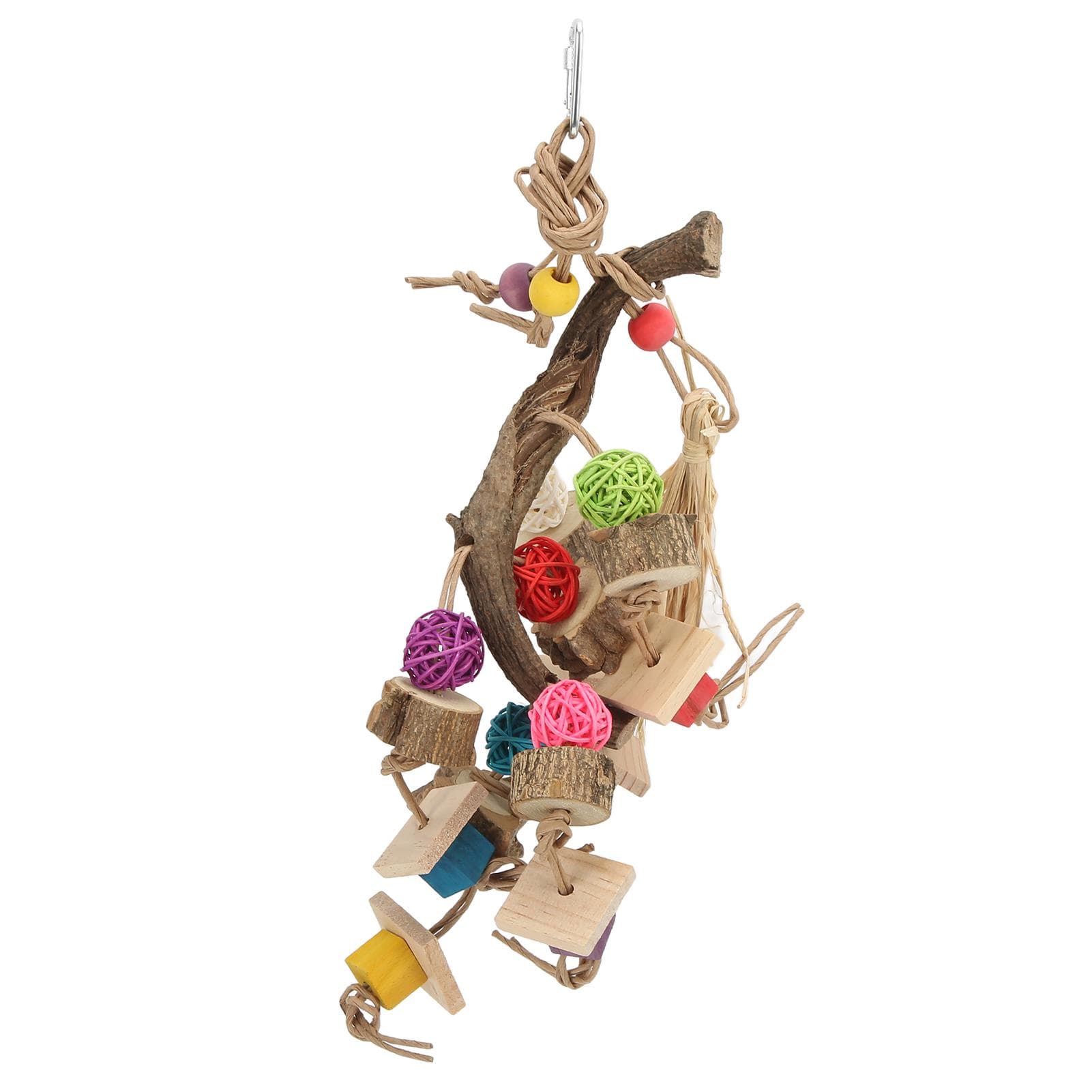 Parrot Chewing Toys Bird Climbing Hanging Toy for African Grey Macaws Cockatoosand Most of Parrots