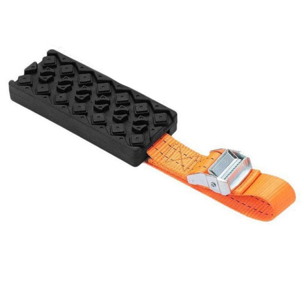 Car Recovery Traction Boards Mud Sand Snow Tire Ladder Off-Road Vehicle Emergency Tracks Chain black