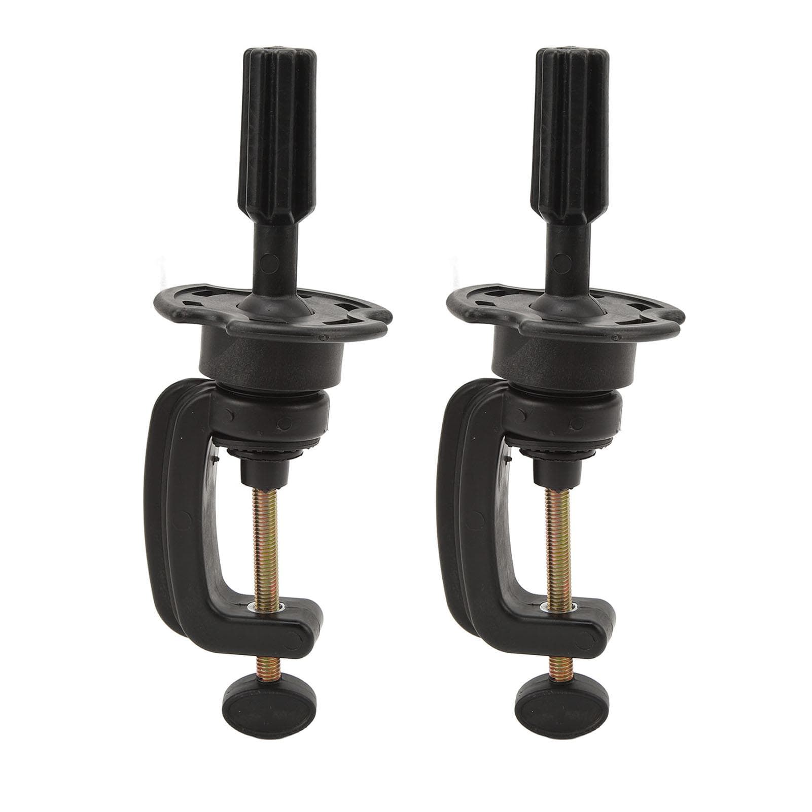2 Pack Wig Mannequin Head Stand Height Adjustable Cosmetology Manikin Stand Head Holder Clamp