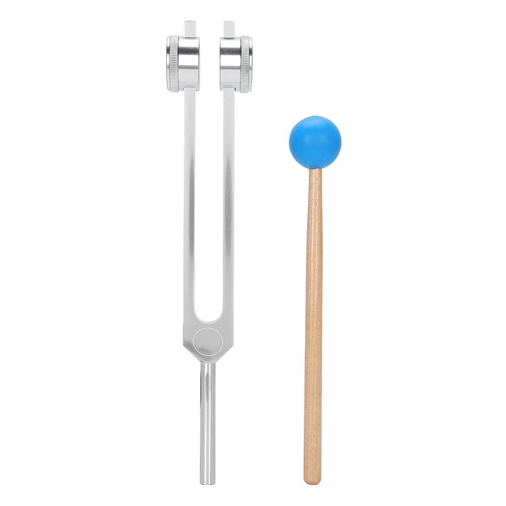 Aluminum Alloy 126.22Hz Frequency Tuning Fork Yoga Meditation Tuning Energy Fork With Hammer