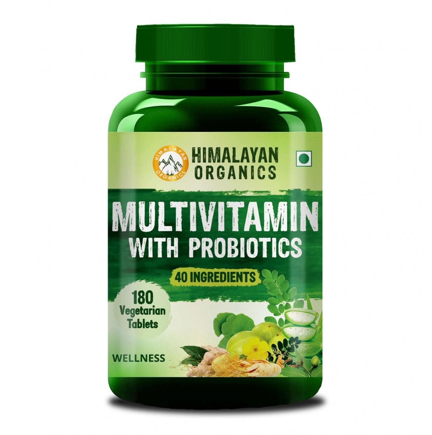 Multivitamins with probiotics (180 tabs), Multivitamin with probiotics, Himalayan Organics