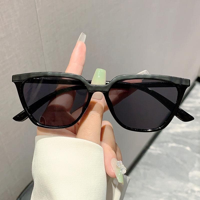 Vintage Luxury Designer Cat Eye Sunglasses Women Men UV400 Double Color Shade Punk Outdoor Popular Sun Glasses