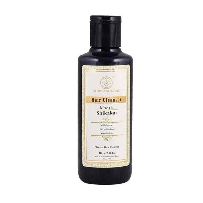 Natural Shampoo with Shikakai: against hair loss (210 ml), Shikakai Hair Cleanser Khadi Natural 16.5625