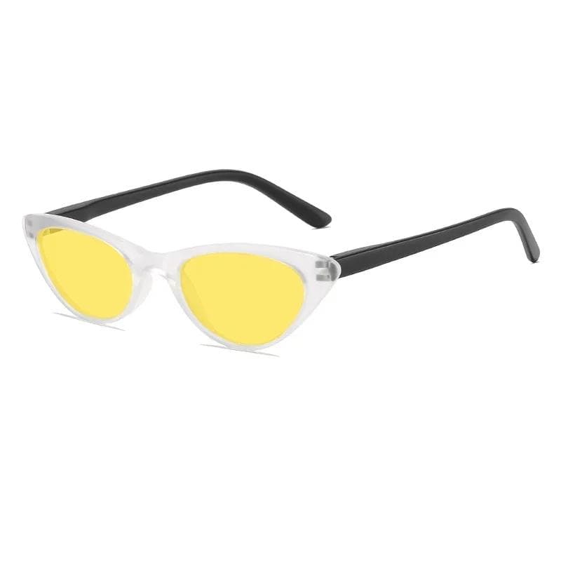 Retro Cat-eye Anti-blue Light Night Vision Glasses Fashion Sunglasses for Outdoor Driving Riding