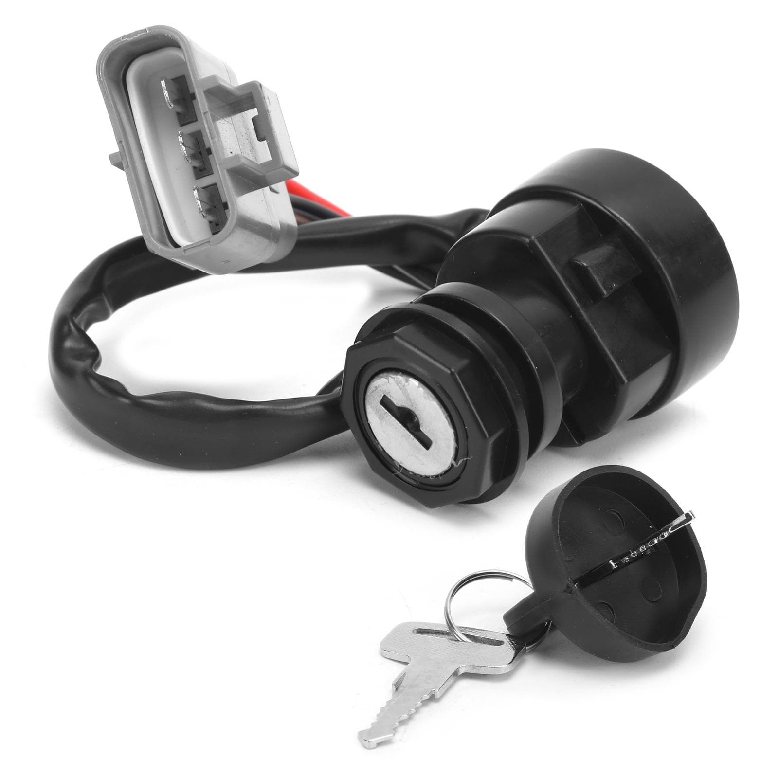 Ignition Lock Switch 3 Wire with 2 Keys Replacement for YAMAHA ATV BIG BEAR 400 YFM400 4x4 2009?2012
