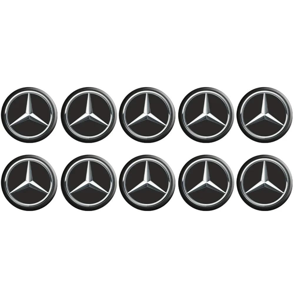 New Hot 2026 14mm Car Key Emblem Stickers Accessories For Mercedes Benz AMG E S C A B Class GLE GLS CLS GLC CLA GLA GLK GLB W205