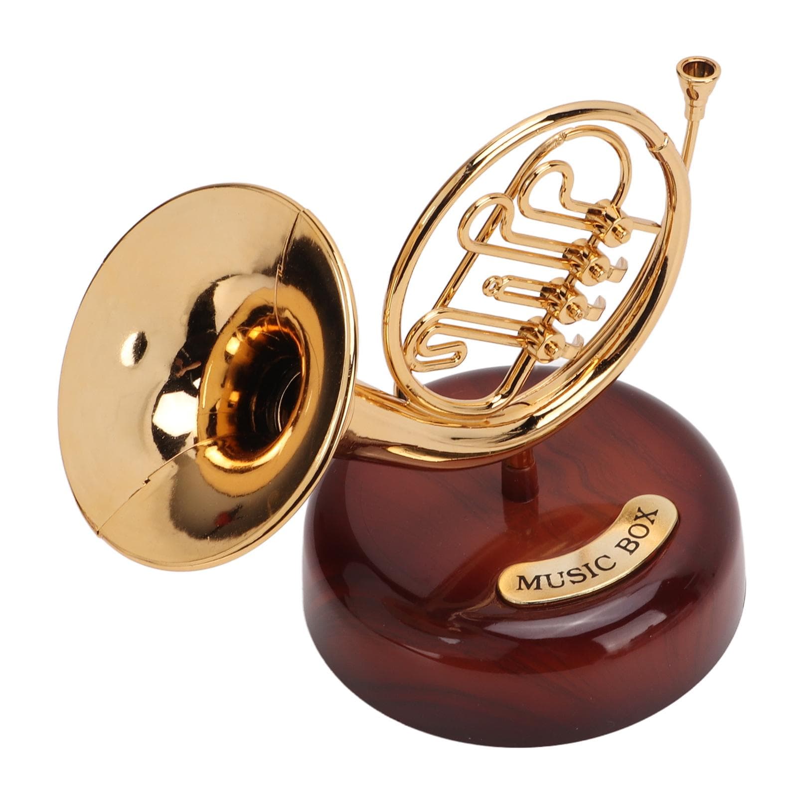 French Horn Ornament Classic Miniature Design Premium Durable Castle in The Sky French Horn Music