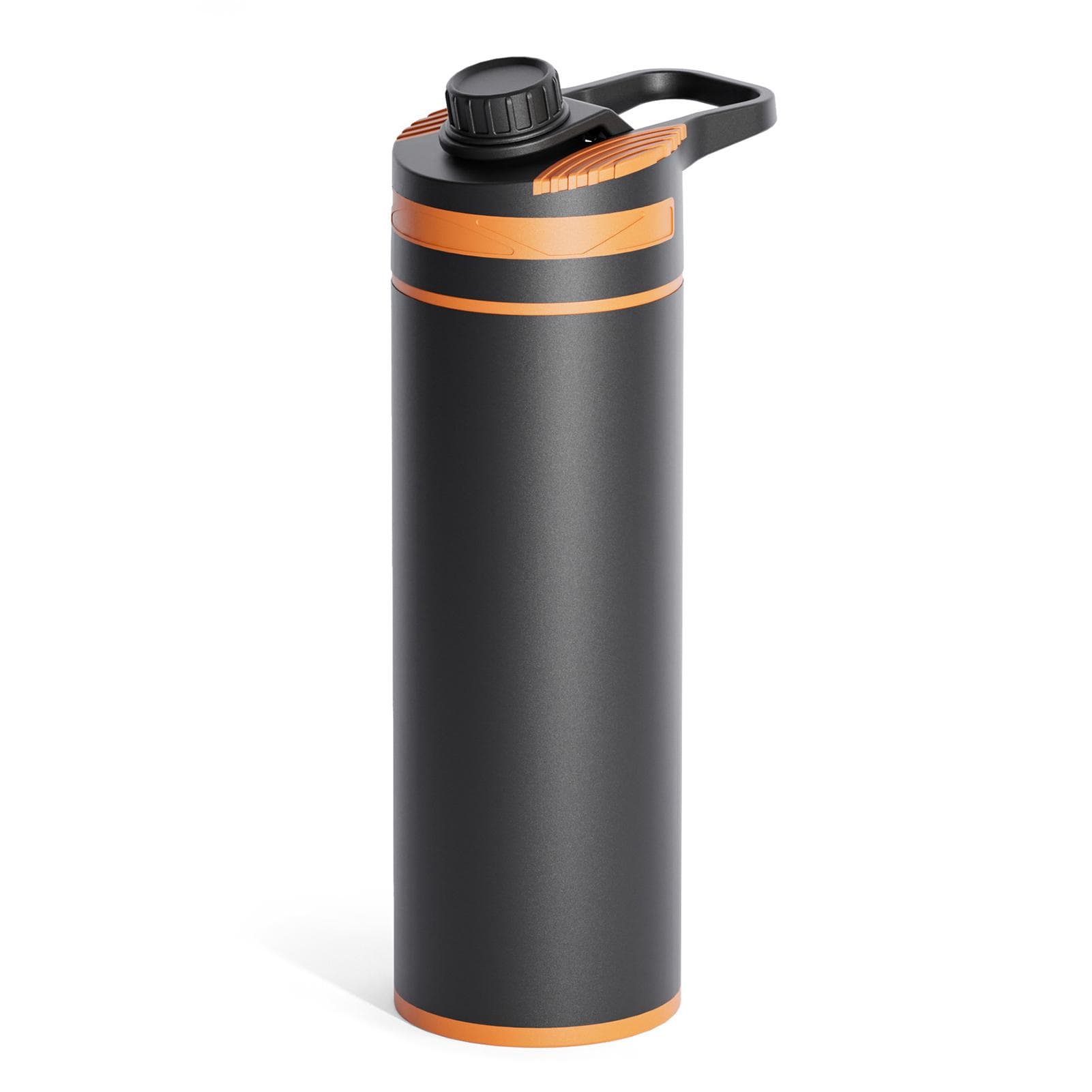 Clearly Filtered Water Bottle Ultra-Fine Filter Portable Outdoor Water Purifier for Hiking Camping orange