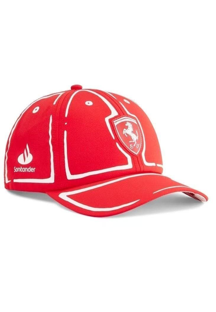Trendy 4S Racing Cap: Adjustable Sunshade/Baseball Cap with Red Embroidery for Men & Women Adjustable