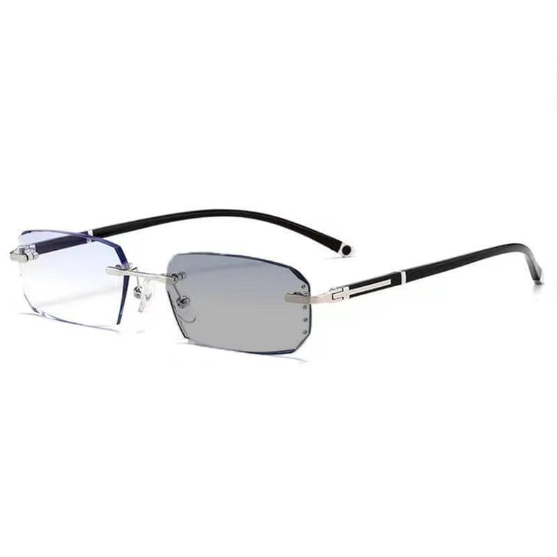 Womens Luxury Diamond Sunglasses Unisex Photochromic Anti Blue Light Color Changing Trendy Glasses