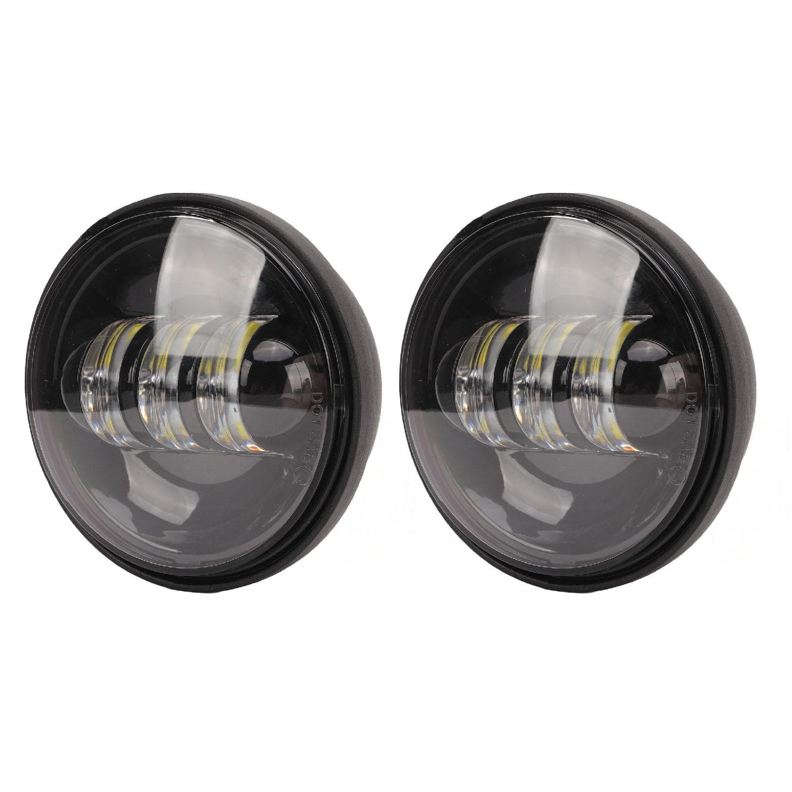 2Pcs LED Fog Lights Lamps White Light 4.5In IP67 Waterproof 10 to 32V 30W Driving Fog Lights for