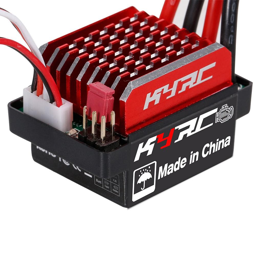 60A ESC Remote Control Car ESC Brushed Electric Speed Controller 6V/2A BEC Replacement for 1/10 XT60 plug