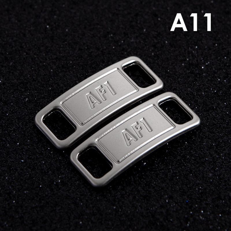 2Pcs Af1 Shoe Charms Laces Buckle Air Force One Shoes Accessories