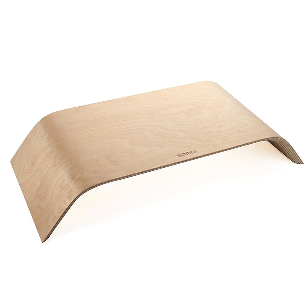 SAMDI Wooden Stand Allinone Machine Monitor Laptop Holder Strong Bearing Capacity Stable Wooden Bracket Replacement for iMac