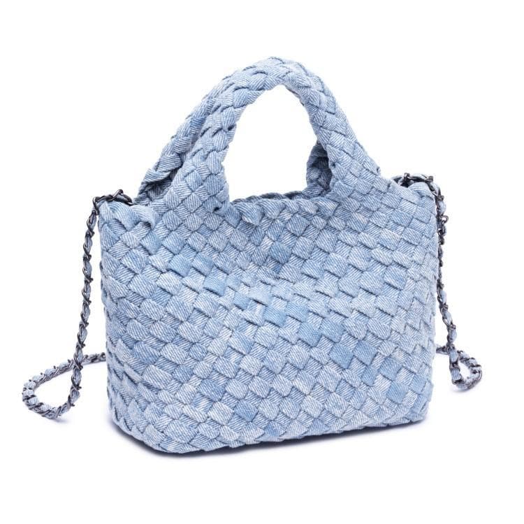 Woven Handbag, Women's Fashion Chain, Single-shoulder Vegetable Basket, Crossbody Bag 17*13*10