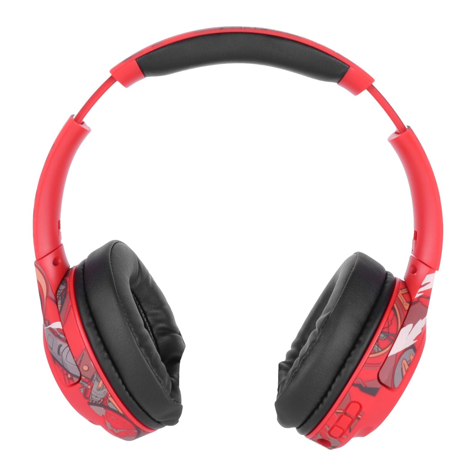 ELA2 Bluetooth Headset Wireless HeadMounted Luminous HIFI Headphones with Microphone for Gaming(Red red
