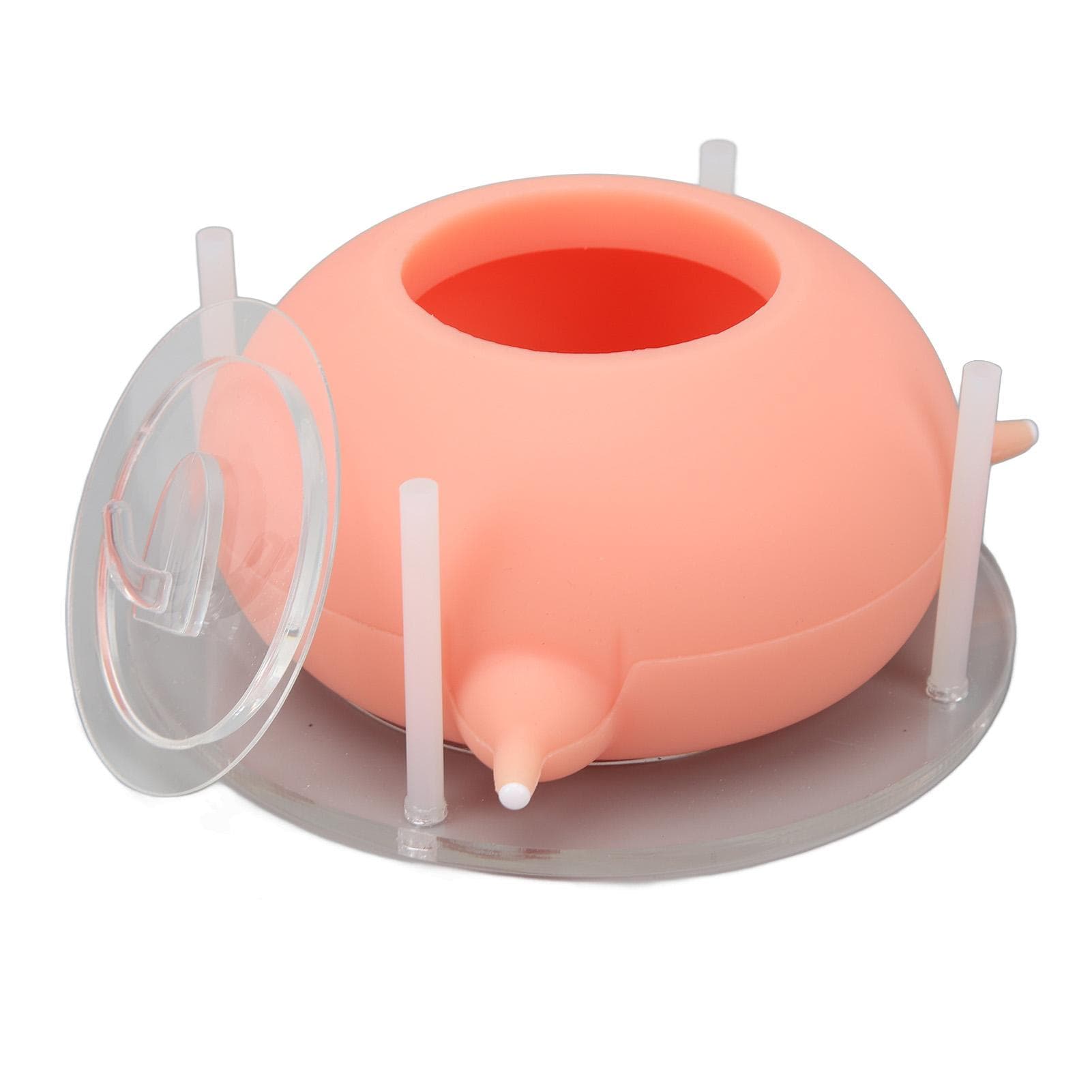 Puppy Feeder Silicone Bionic Puppy Milk Feeder Bowl Nipple Puppy Bottles Puppy Feeding Station
