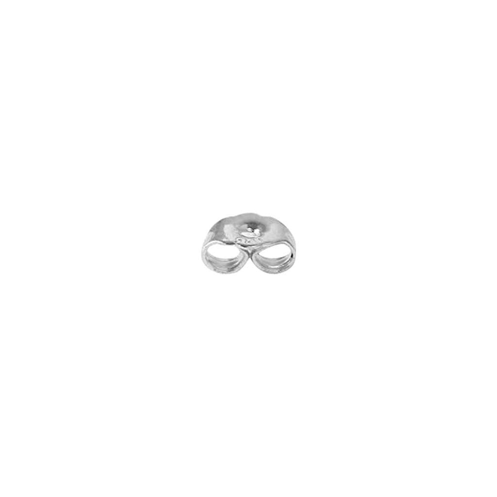 30pcs/15 Pairs Plated Earring Backs Replacement Secure Ear Lockings One Size silver