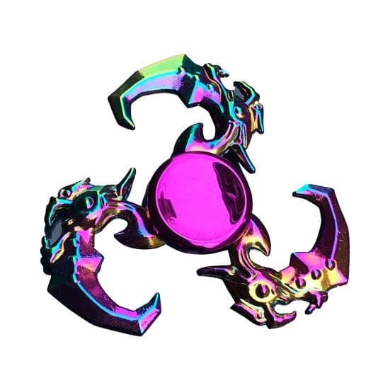 EDC Hand Spinner Decorative Anti-Anxiety Multi-color Metal Rainbow Fidget Spinner for Office 34