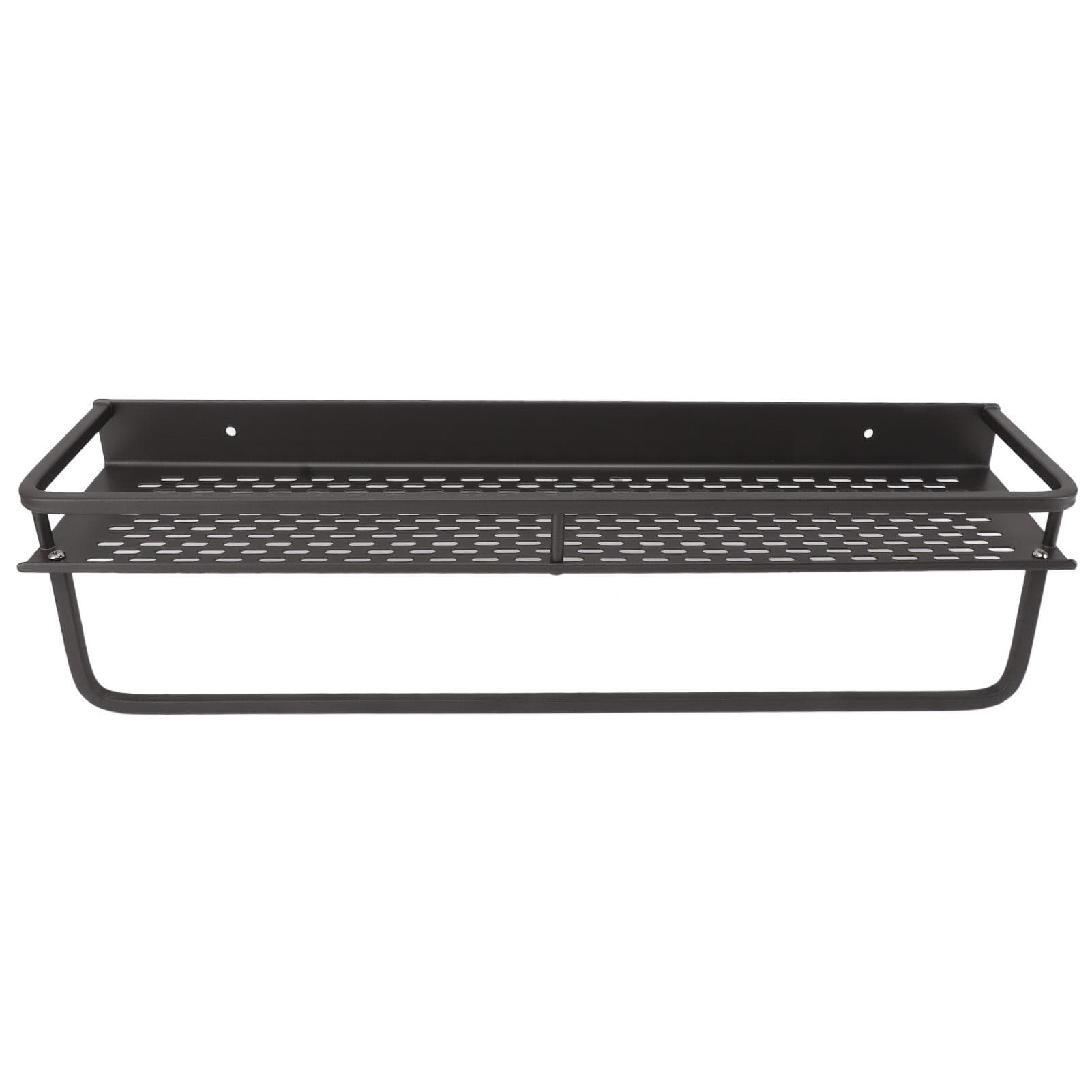 Shower Caddy Grey Shower Organizer Shelf Easy Install Aluminium Alloy Large Capacity Shower