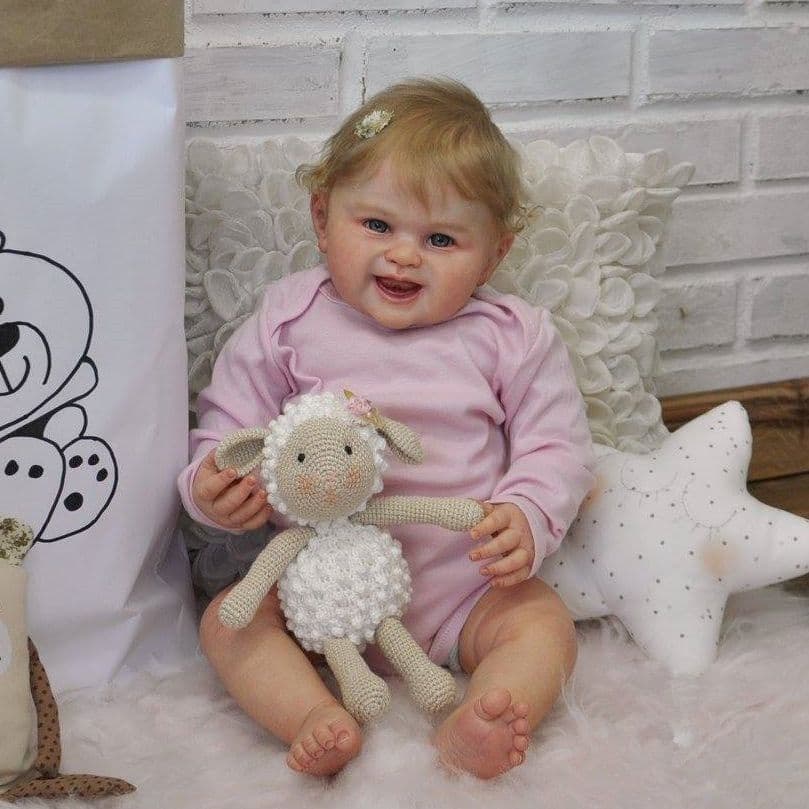 BZDOLL 55CM 3D-Paint Skin Visible Veins Soft Silicone Reborn Baby Doll Toy For Girl Lifelike 22 Inch Princess Bebe Dress Up Alive Gift 3D Skin Doll