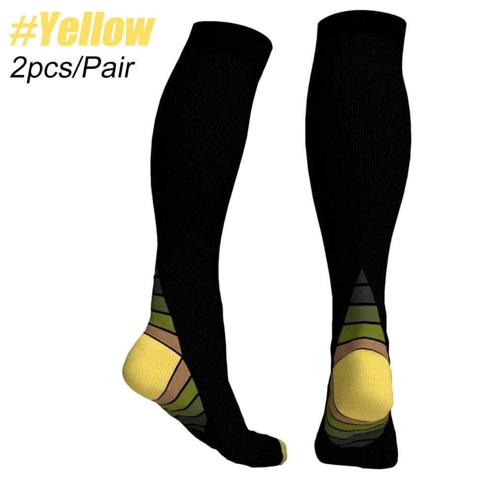 1 Pair Compression Socks 20-30mmHg for Men Women Best Compression Socks for All Day Wear, Better Blood Flow L-XL