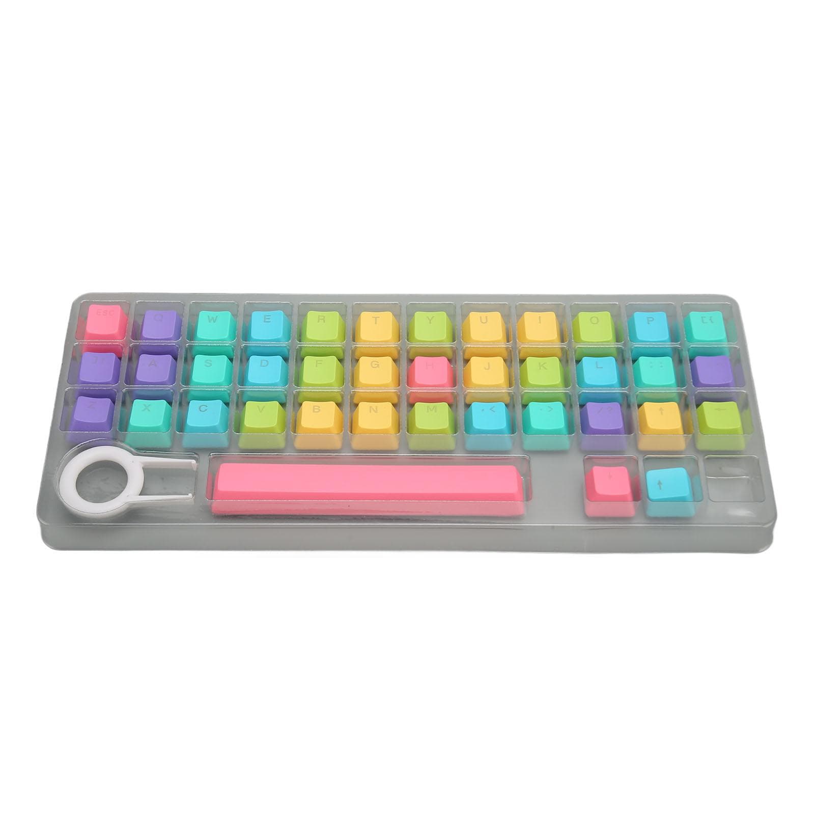 39 Keys Mechanical Keycap DIY Colorful Backlight Exquisite Mechanical Keyboard Keycaps with Keycap