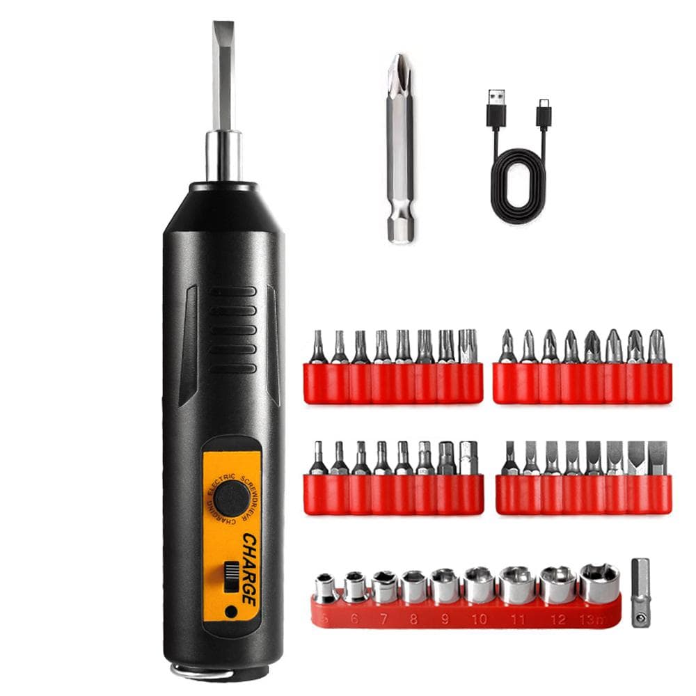 High Precise Electric Screwdriver Set Multifunctional Screw Driver USB Charging Electronic High configuration multicolour