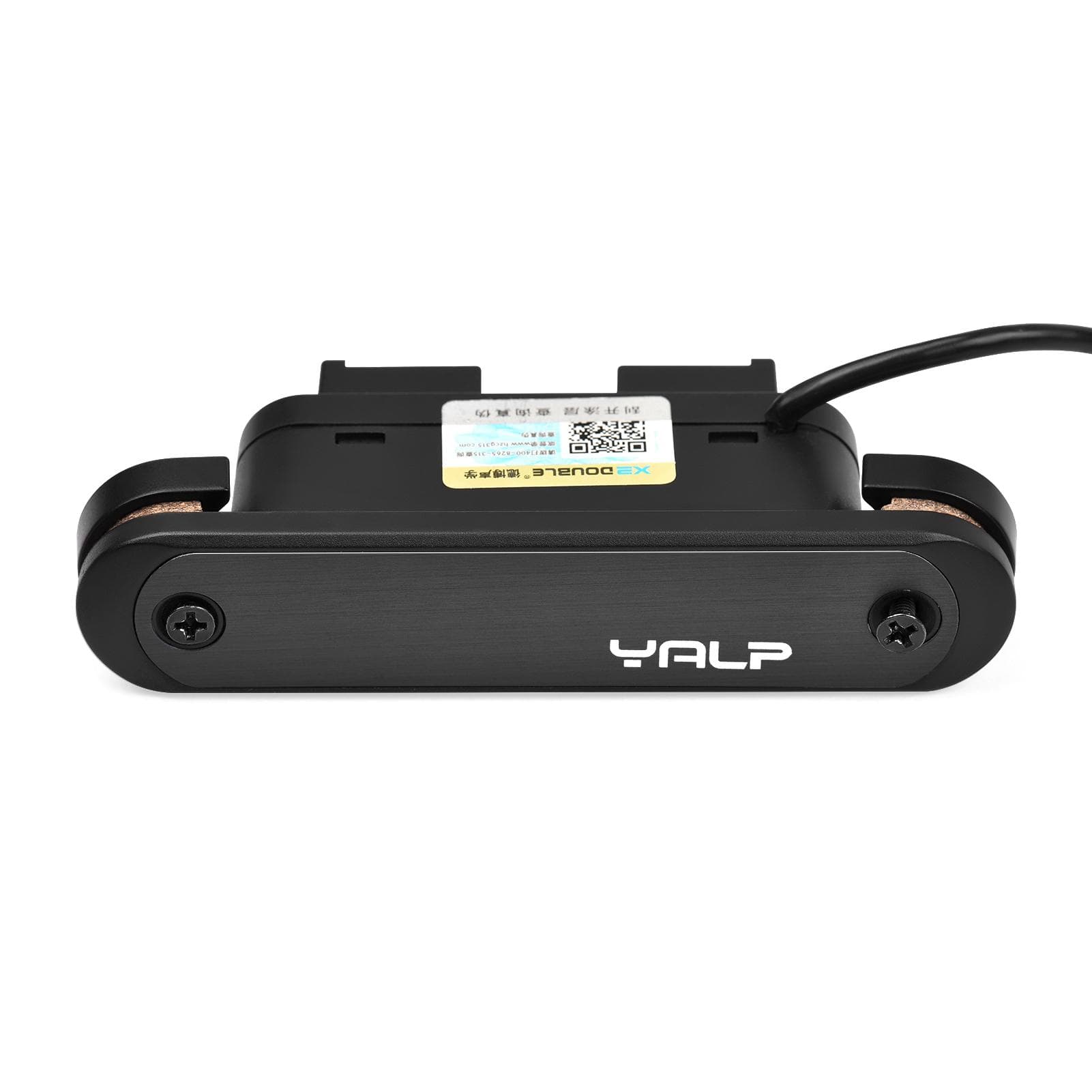 YALP Y1 Guitar Pickup Wireless Acoustic Guitar Pickup System Electric Bass Guitar Preamplifier black