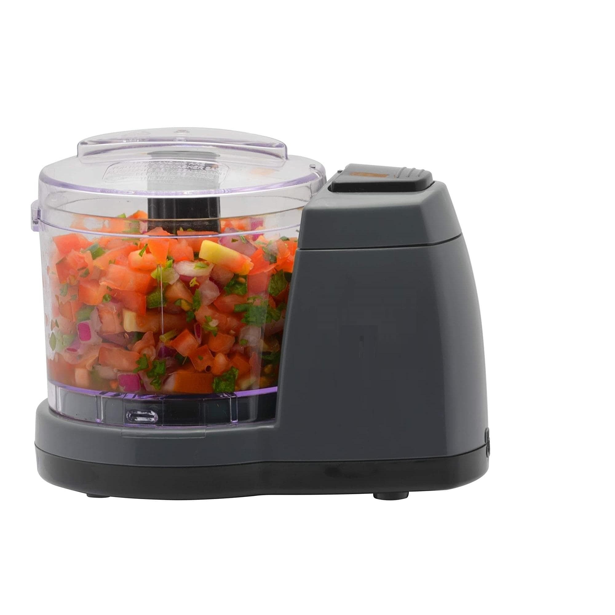 2 Cups Electric Vegetable Chopper & Mini Food Processor,kitchen accessories EU PLUG black