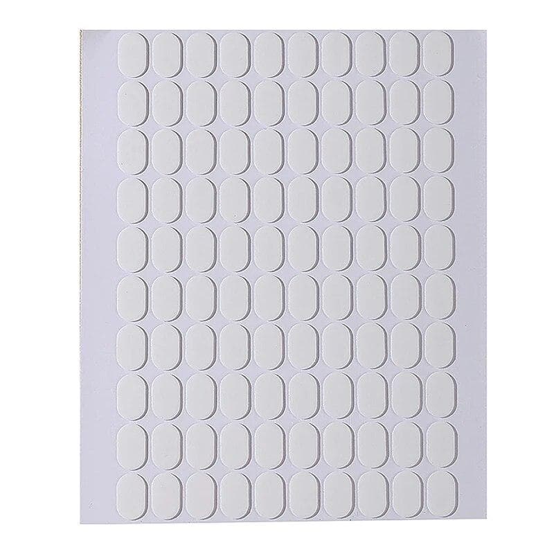 100Pcs Traceless Transparent Nail Double-side Adhesive Tape For False Nails Display Stand Tools Manicure Strip 100pcs/sheet