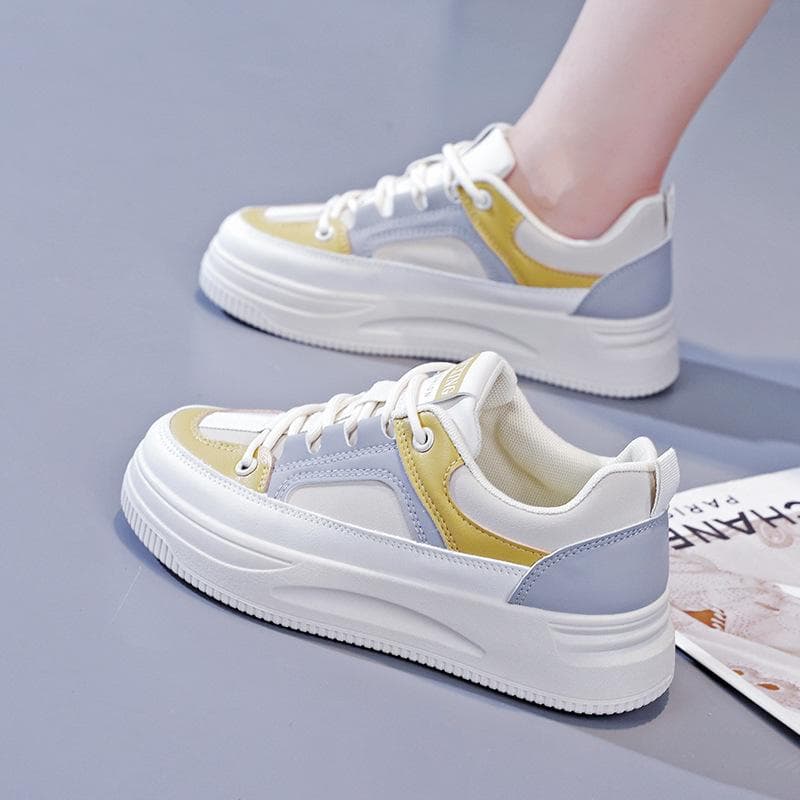 Korean Version of Small White Shoes Women Autumn New Students All-match Color Matching Sneakers Flat Casual Shoes Women 40