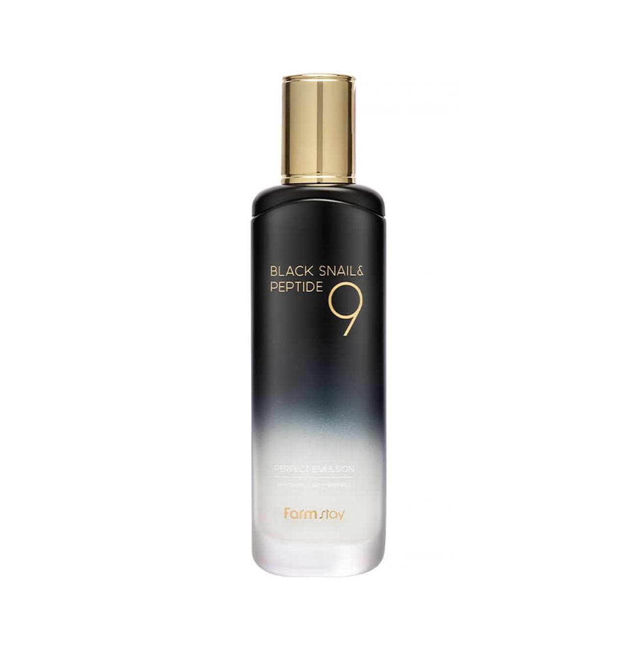 FARM STAY Black Snail & Peptide 9 Perfect Emulsion 120ml (3 Options) 1pcs