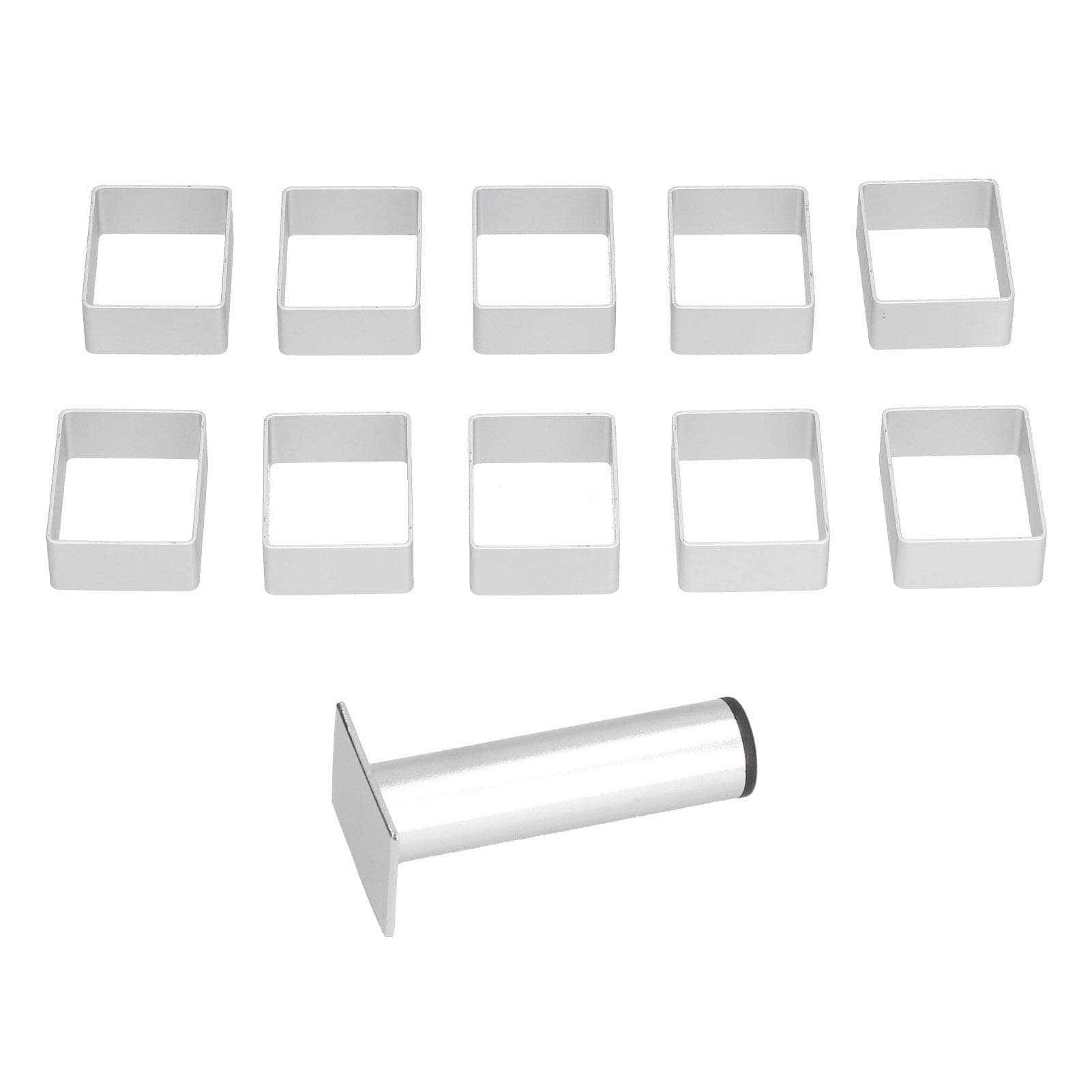 Stainless Steel Cake Mold Set Moon Cake Cookies Pastry Fondant Mold Baking Tool for KitchenSmall