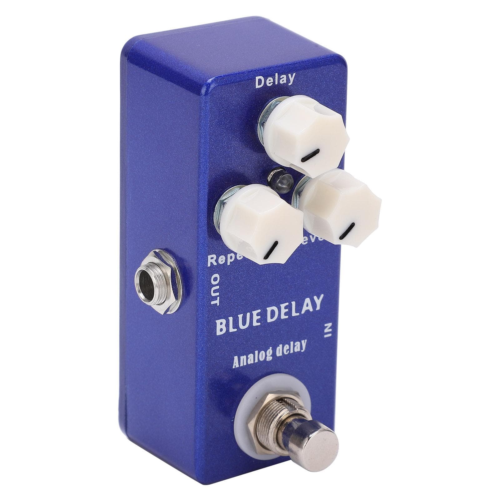 Guitar Effect Pedal Mini Blue Delay Analogue True Bypass Adjustable Instrument Accessory Part