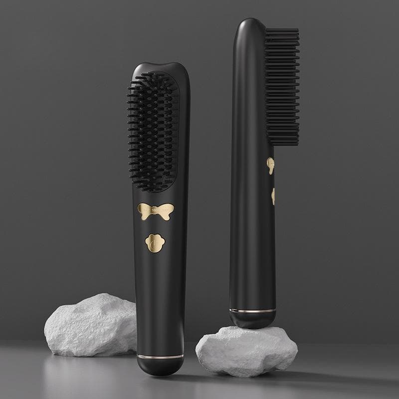 New Household Hair Straightener Wireless Charging Large Capacity Hair Straightener Curling Hair Portable Hair Straightener Electric Styling Comb