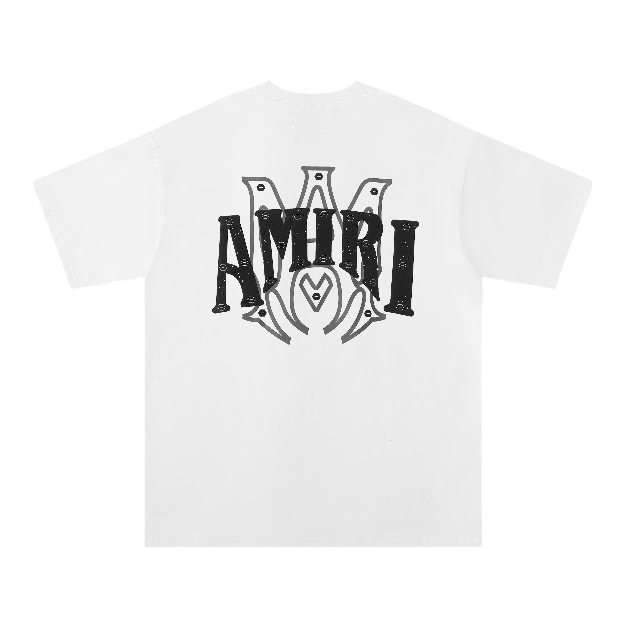 737 Amiri 2025 Summer New Men's and Women's Loose High Quality Cotton Plus Size T-shirt Couple T-Shirt XL
