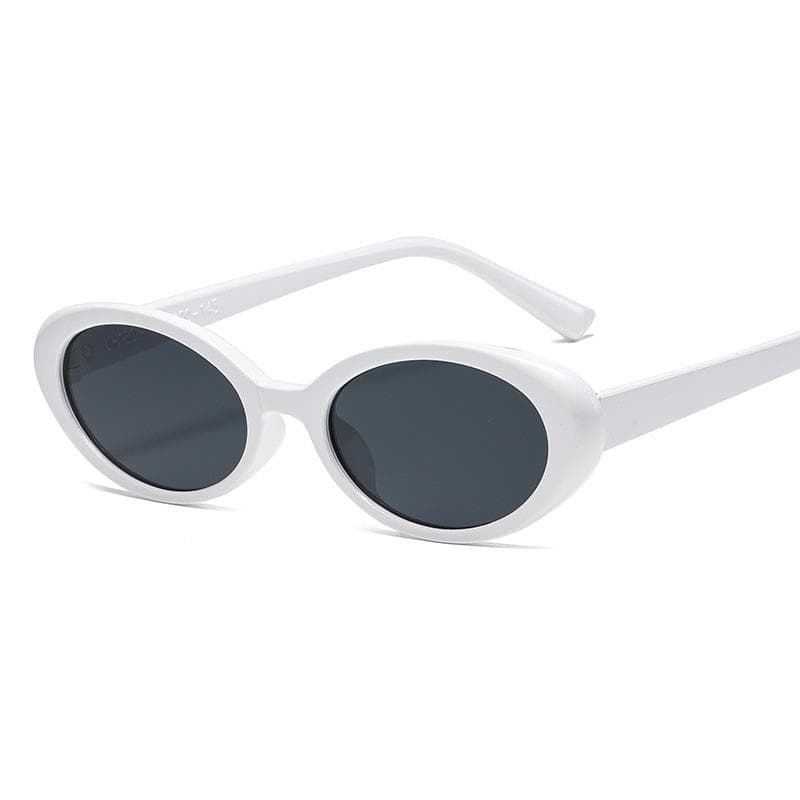 Vintage Oval Women Sunglasses Retro Small Frame Fashion Sun Glasses Female Shade Eyewear Ladies Goggle AS