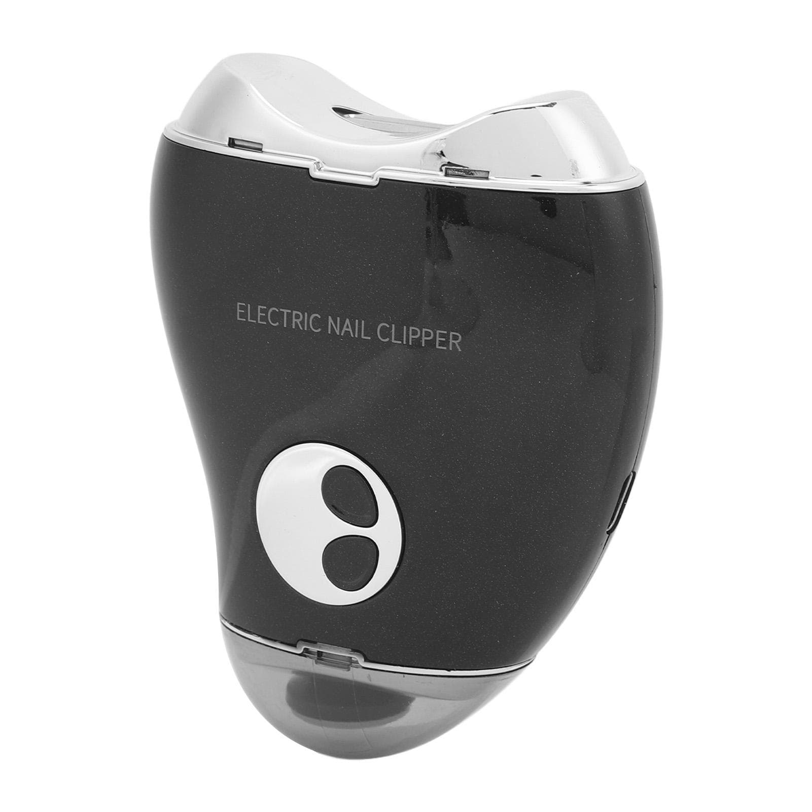 Electric Nail Clipper 3 Speed Display Rechargeable 2 in 1 Electric Nail Trimmer Polisher for Adult black