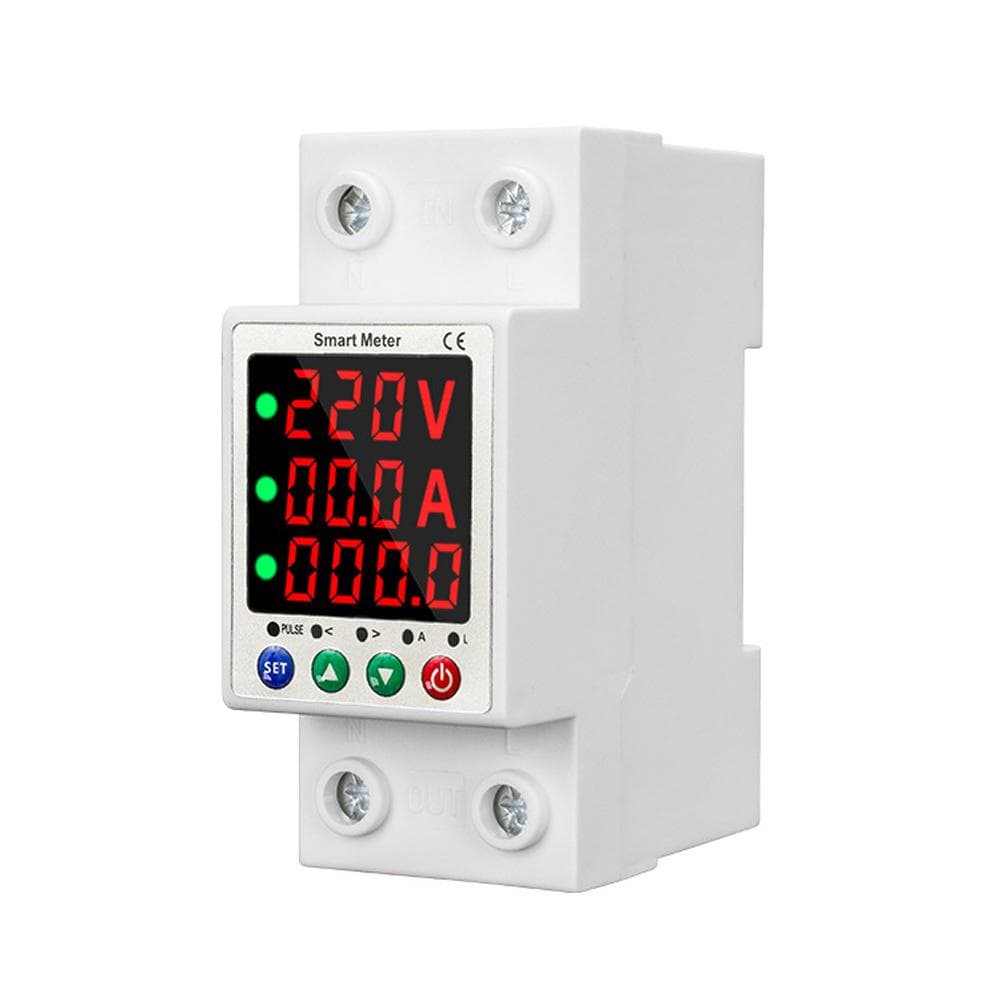 Automatic Reclosure Protector Intelligent Metering Breaker LCD Display Reclosing Switch Overload multicolour