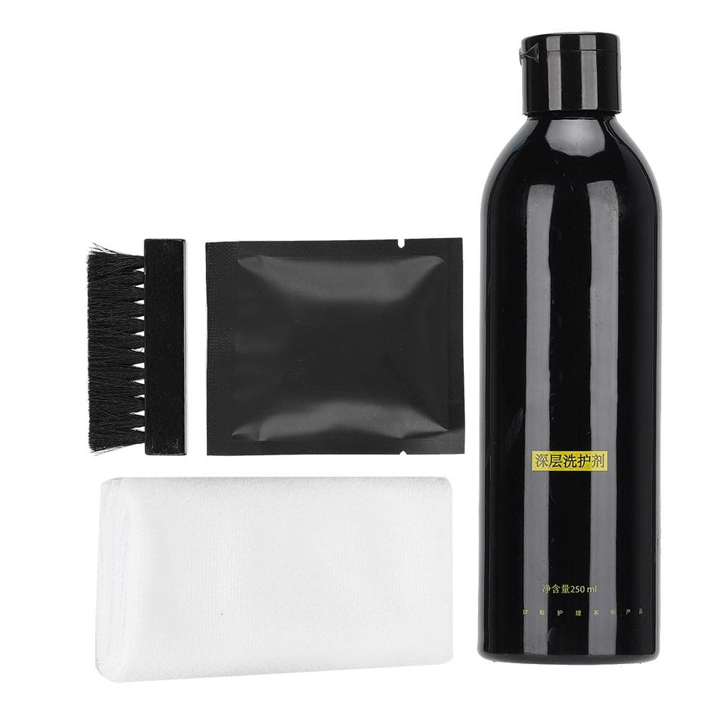Gym Shoes Cleaning Kit Shoes Cleaning Fluid Stains Removal Towel Brush Wipes