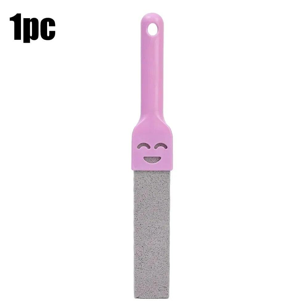 1Pcs Pumice Stone Cleaning Stick Toilet Limescale Rust Stain Dirt Removal Brush Bathroom Sink Household Cleaning Tool pink
