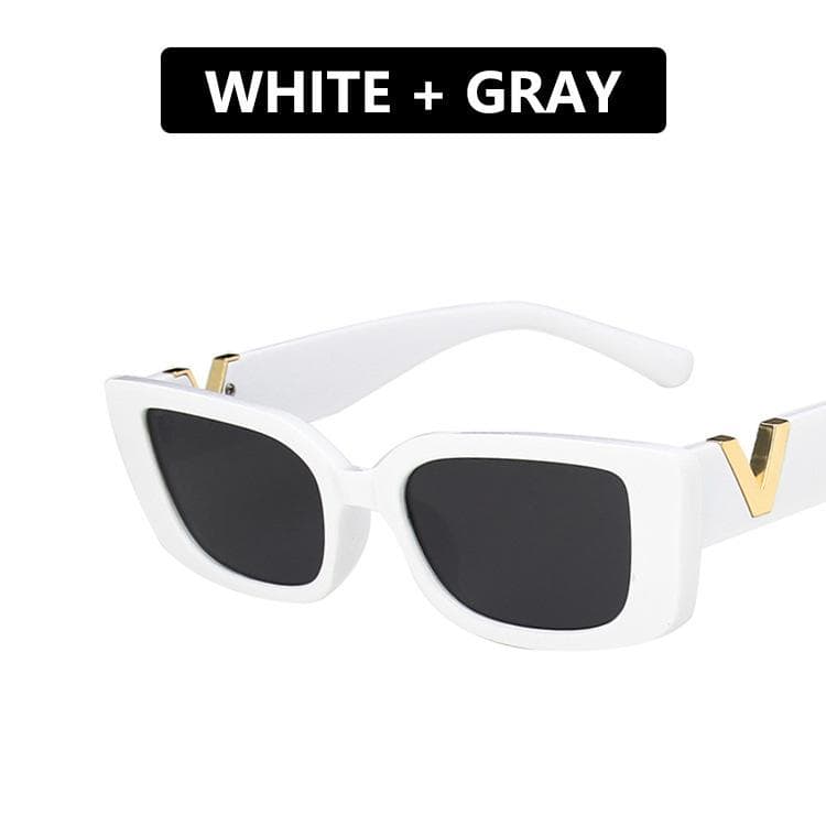 Fashion Rectangle Sunglasses Women Designer Vintage Small Frame Sun Glasses Ladies Black Square Oculos De Sol Sunglasses