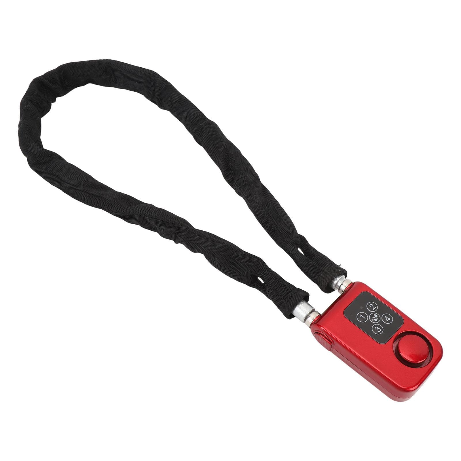 Bike Chain Alarm Lock with Remote and 4 Digit Combination Vehicle Search Anti Theft Keyless Bicycle