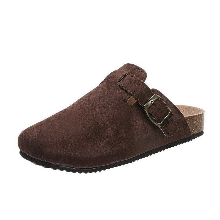 2023 Spring Fashion Women's Shoes Slippers Women's Suede Slippers Outdoor Retro Lovers Beach Sandals Large Size 35-45 38