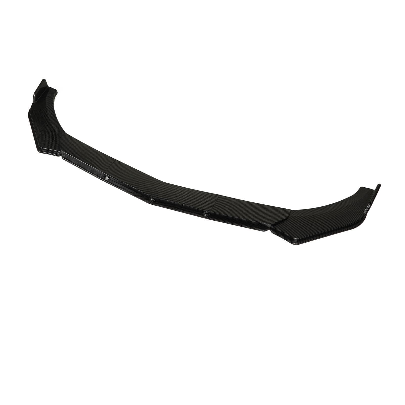 5Pcs Front Bumper Spoiler Splitter 110 to 140cm Universal Car Lip Body Kit for Modification