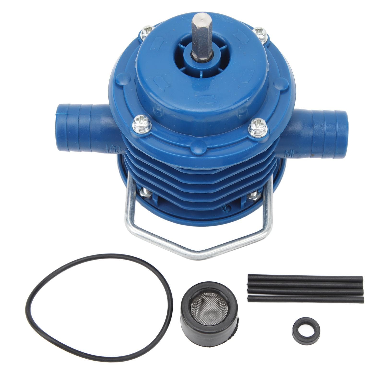 Mini Self Priming Pump Heavy Duty Electric Centrifugal Pump for Irrigate Garden Add Oil Discharge