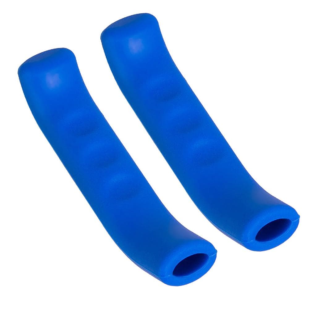 1 Pair Mountain Bicycle Brake Levers Sleeve Anti-Slip Silicone Brake Handle Protection Cover blue